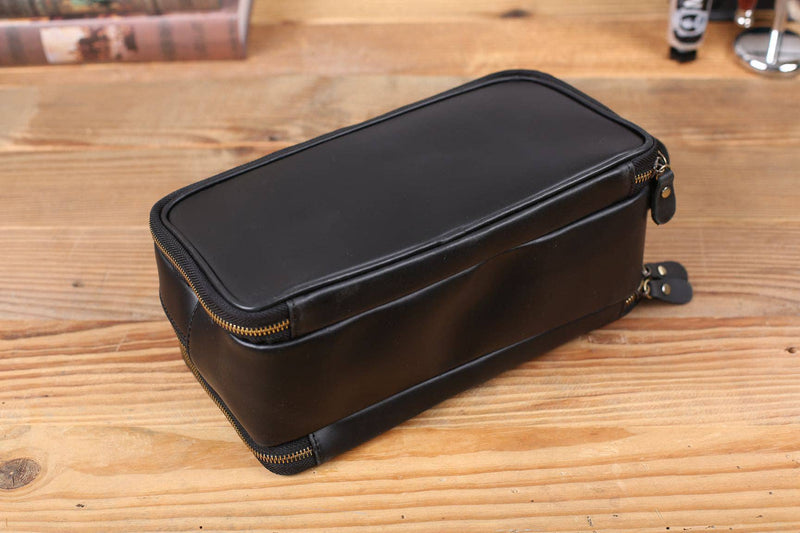 Waterproof Leather Dopp Kit