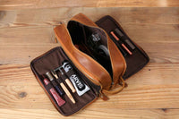 Waterproof Leather Dopp Kit