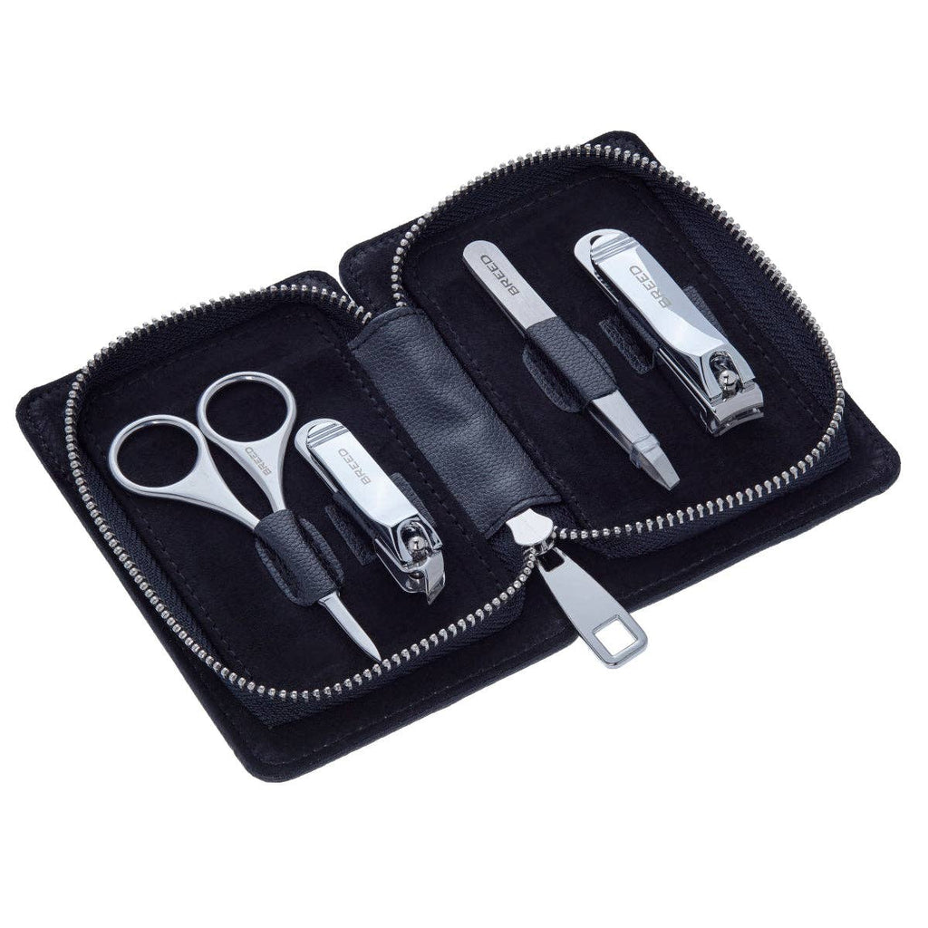 Breed Sabre 4-Piece Surgical Stainless Steel Groom Kit: Blue