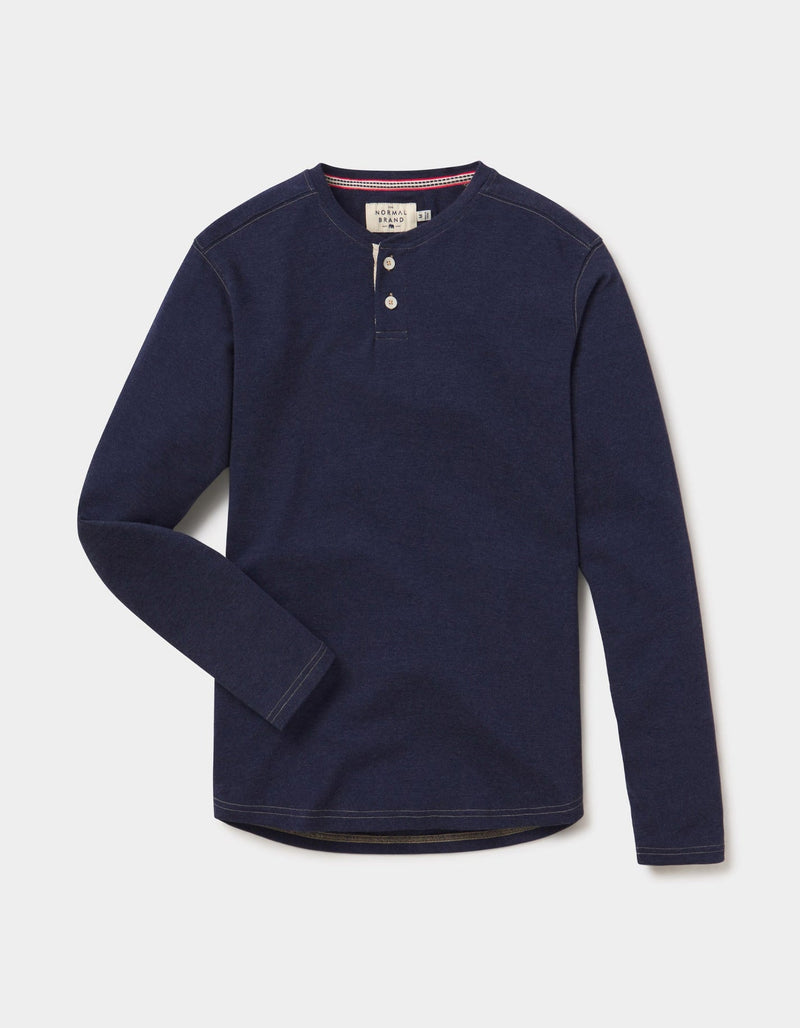 Puremeso Two Button Henley