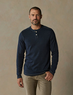 Puremeso Two Button Henley