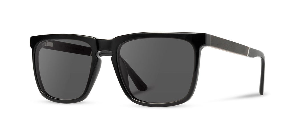 Camp Ridge: Black/ Ebony - Basic Polarized Grey