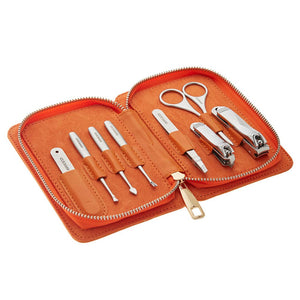 Breed Katana 8-Piece Surgical Stainless Steel Groom Kit: Orange