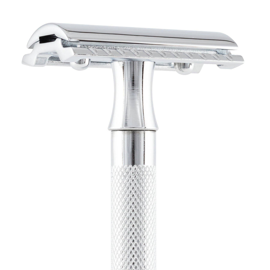 Merkur 23C Long-Handle Double-Edge Safety Razor, Chrome