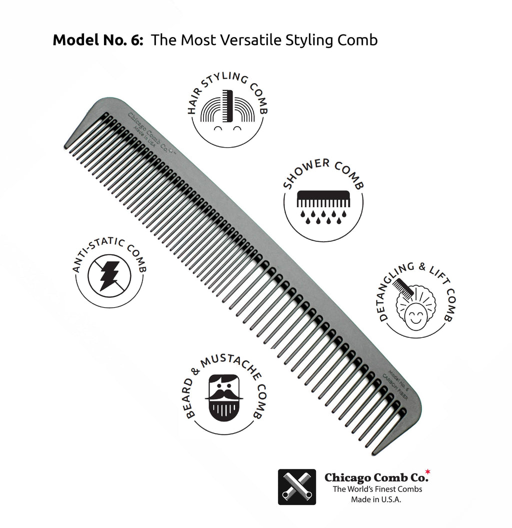 Model No. 6 Carbon Fiber Comb