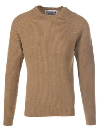 Ribbed Wool Crewneck Sweater